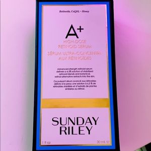 Sunday Riley A+ high dose retinoids serum.